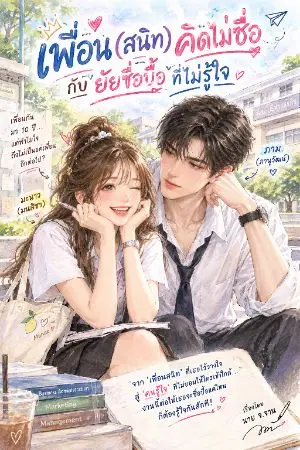 ปกนิยาย เพื่อน(สนิท)คิดไม่ซื่อกับยัยซื่อบื่อที่ไม่รู้ใจ
