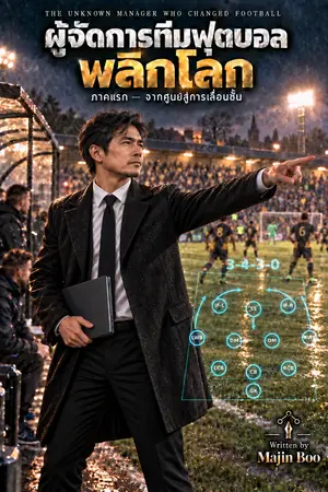 ปกนิยาย “ผู้จัดการทีมฟุตบอลพลิกโลก