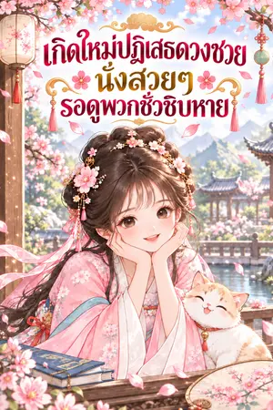 ปกนิยาย เกิดใหม่ปฎิเสธดวงซวย นั่งสวยๆ รอดูพวกชั่วชิบหาย