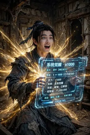 ปกนิยาย ขยะอันดับหนึ่ง แต่ข้าได้ระบบคืนค่า1000เท่า
