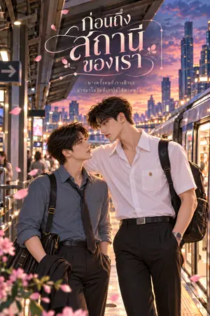 ปกนิยาย ก่อนถึงสถานีของเรา