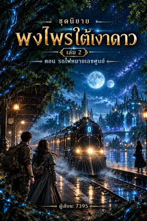 ปกนิยาย ชุดนิยาย "พงไพรใต้เงาดาว" เล่ม 2 "ตอน รถไฟหมายเลขศูนย์"