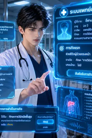 ปกนิยาย จุดเริ่มต้นของหมออัจฉริยะ