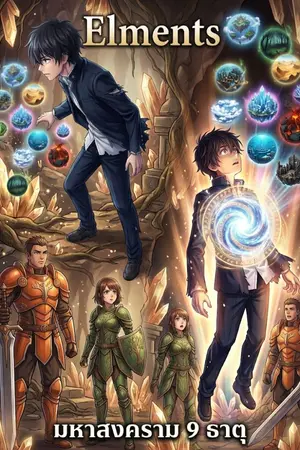 ปกนิยาย Elements (มหาสงคราม 9 ธาตุ)
