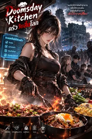 ปกนิยาย ครัววันสิ้นโลก (Doomsday Kitchen)