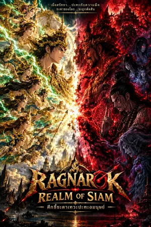 ปกนิยาย Ragnarok: Realm of Siam (ศึกชี้ชะตาเทวะปะทะอมนุษย์)
