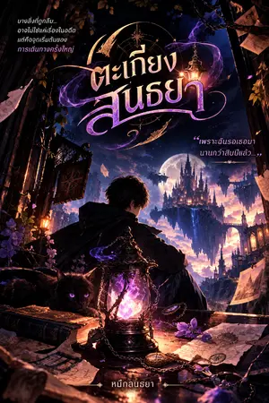 ปกนิยาย ตะเกียงสนธยา