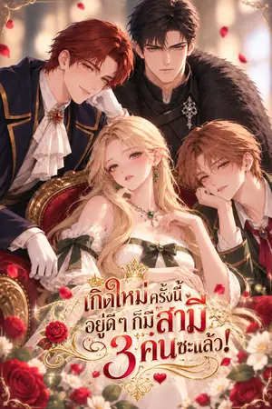 ปกนิยาย เกิดใหม่ครั้งนี้ อยู่ดีๆ ก็มีสามี 3 คนซะแล้ว!