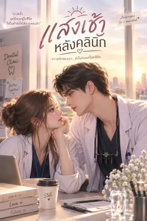 ปกนิยาย แสงเช้าหลังคลินิก