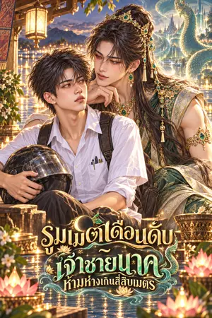 ปกนิยาย รูมเมตเดือนดับ ~ เจ้าชายนาคห้ามห่างเกินสี่สิบเมตร