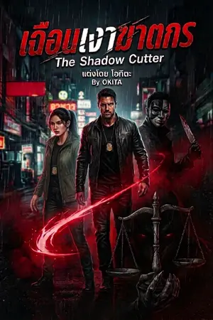ปกนิยาย เฉือนเงาฆาตกร (The Shadow Cutter)