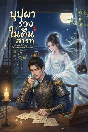 ปกนิยาย บุปผาร่วงในคืนสารท