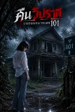 ปกนิยาย ไรเดอร์เจอผี (คืนวิปราสบนถนนหมายเลข101)