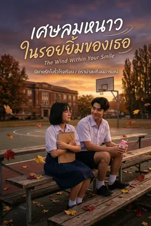 ปกนิยาย เศษลมหนาวในรอยยิ้มของเธอ