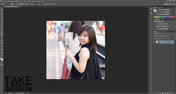 เทคนิคแต่งภาพเด็ด : ตาโต หน้าเรียว ดั้งโด่ง ด้วย Photoshop