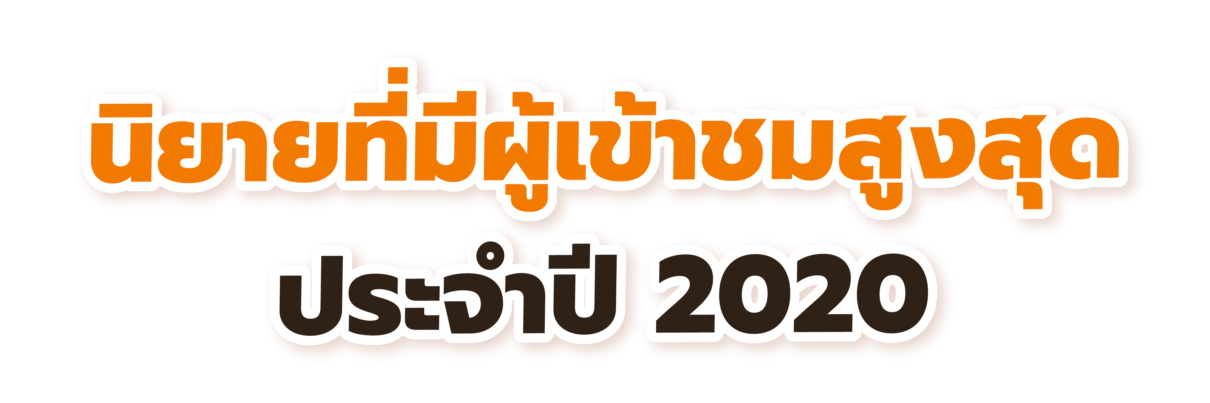 นิยายที่มีผู้เข้าชมสูงสุดประจำปี 2020