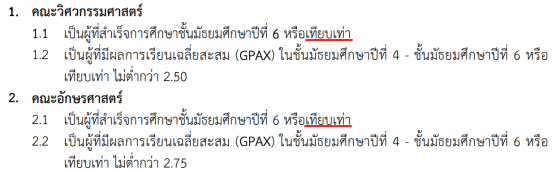 ระเบียบการจุฬาลงกรณ์มหาวิทยาลัย (ปี 65)