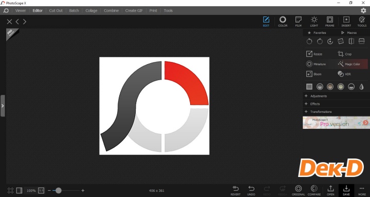ภาพตรงกลาง คือ Logo Program
