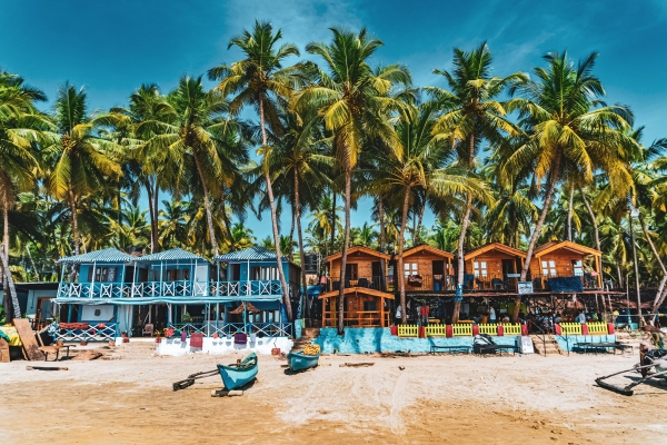 Palolem Beach is one of the most beautiful beaches in Goa.