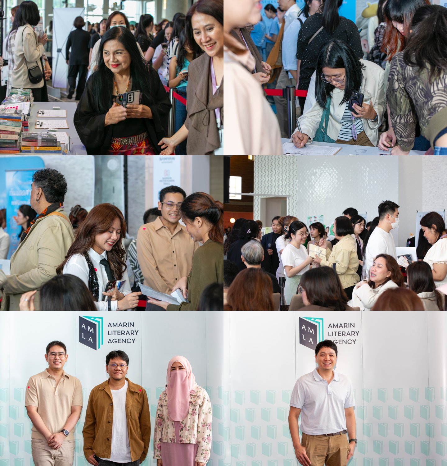 ภาพบรรยากาศผู้เข้าร่วมงานเปิดตัวบริษัทเอเจนซี ‘Amarin Literary Agency (AMLA)’ ภาพบรรยากาศผู้เข้าร่วมงานเปิดตัวบริษัทเอเจนซี ‘Amarin Literary Agency (AMLA)’