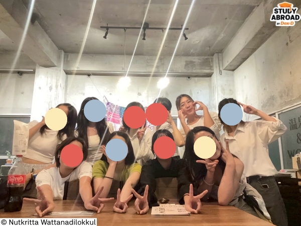 กิจกรรมกับเพื่อนคนญี่ปุ่น (สนิทจากหอ AP HOUSE ตั้งแต่ปี 1)