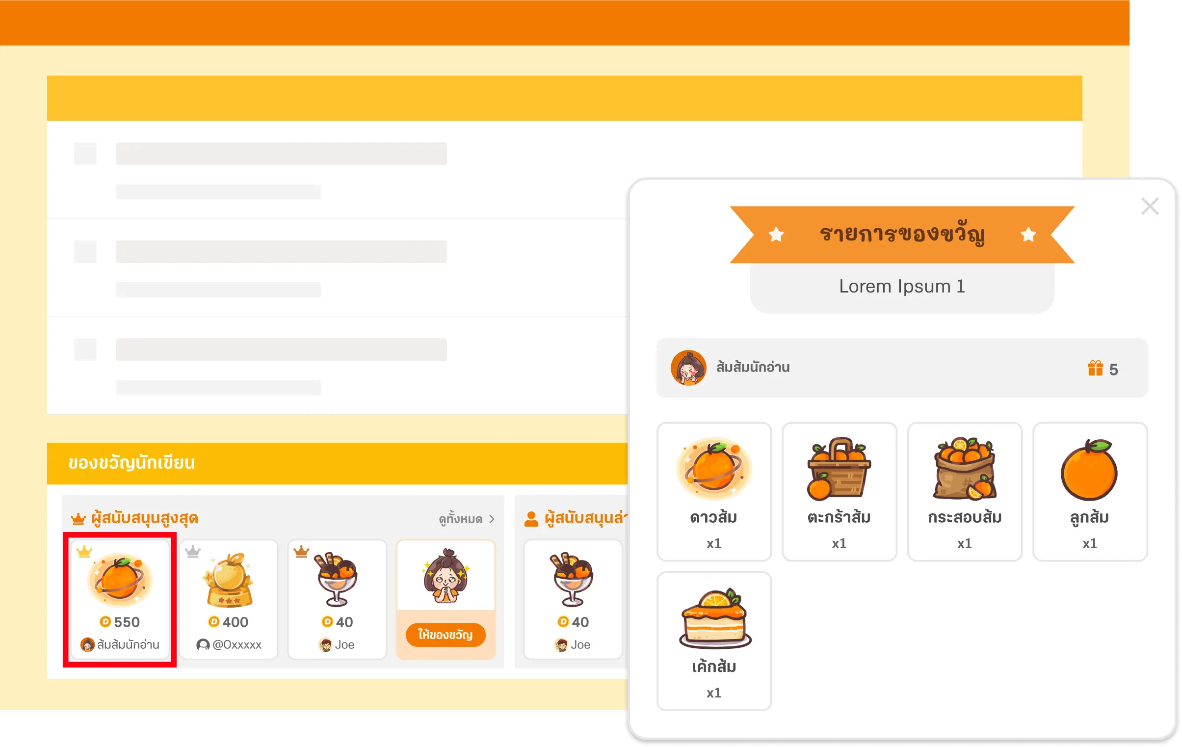 ดูของขวัญที่ซื้อให้นิยายเรื่องนี้